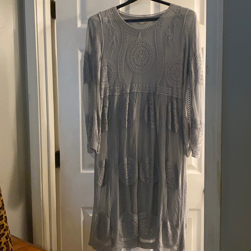 Orange Creek gray/blue dress